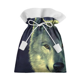 Подарочный 3D мешок с принтом Серый волк в Екатеринбурге, 100% полиэстер | Размер: 29*39 см | аука | бирюк | волк | волчара | волчица | волчок | глаза | животное | животные | зверь | зеленые | койот | млекопитающее | нос | санитар леса | серый | уши | фауна | фон | хищник | черный | шакал | шерсть