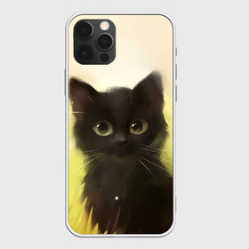 Чехол для iPhone 12 Pro Max с принтом Котик в Екатеринбурге, Силикон |  | Тематика изображения на принте: cat | kitty | животные | киса | кот | котенок | котэ | кошка