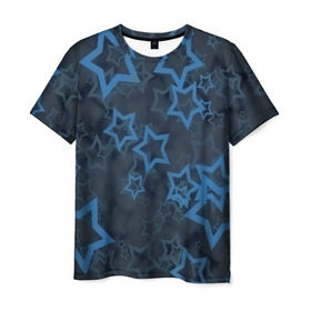 Мужская футболка 3D с принтом Звёзды в Екатеринбурге, 100% полиэфир | прямой крой, круглый вырез горловины, длина до линии бедер | nebula | space | star | вселенная | звезды | космический | космос | плеяды | пространство