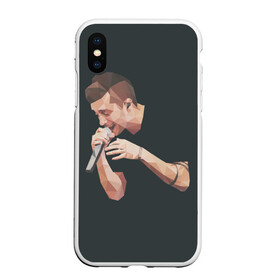 Чехол для iPhone XS Max матовый с принтом Tyler Joseph в Екатеринбурге, Силикон | Область печати: задняя сторона чехла, без боковых панелей | 21 pilots | tyler joseph | тайлер джозеф