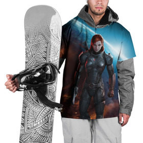 Накидка на куртку 3D с принтом Mass Effect в Екатеринбурге, 100% полиэстер |  | Тематика изображения на принте: n7 | shepard | галактика | жнец | космос | масс | нормандия | планета | шепард | эффект