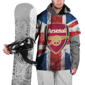 Накидка на куртку 3D с принтом Арсенал ФК в Екатеринбурге, 100% полиэстер |  | arsenal | fc | арсенал | пушкари | футбольный клуб