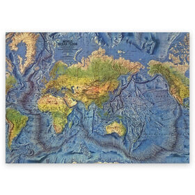 Поздравительная открытка с принтом Карта в Екатеринбурге, 100% бумага | плотность бумаги 280 г/м2, матовая, на обратной стороне линовка и место для марки
 | география | земля | мир