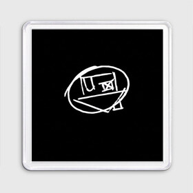 Магнит 55*55 с принтом Logo в Екатеринбурге, Пластик | Размер: 65*65 мм; Размер печати: 55*55 мм | Тематика изображения на принте: art | logo | music | the neighbourhood | лого | музыка | поп | рок