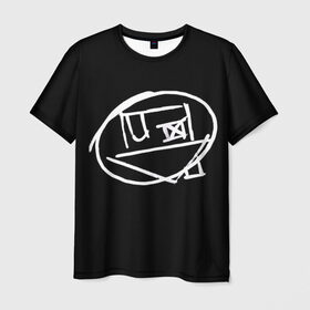 Мужская футболка 3D с принтом Logo в Екатеринбурге, 100% полиэфир | прямой крой, круглый вырез горловины, длина до линии бедер | art | logo | music | the neighbourhood | лого | музыка | поп | рок