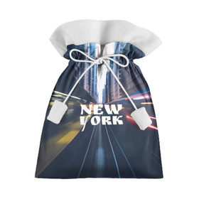 Подарочный 3D мешок с принтом New York в Екатеринбурге, 100% полиэстер | Размер: 29*39 см | Тематика изображения на принте: 