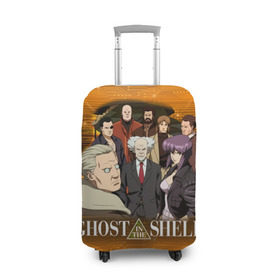 Чехол для чемодана 3D с принтом Ghost In The Shell 17 в Екатеринбурге, 86% полиэфир, 14% спандекс | двустороннее нанесение принта, прорези для ручек и колес | 