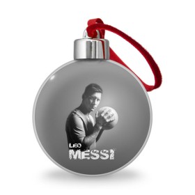 Ёлочный шар с принтом Leo Messi в Екатеринбурге, Пластик | Диаметр: 77 мм | barcelona | spanish | аргентина | барселона | испания | лео | месси | мяч | футбол | футболист