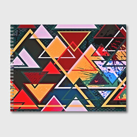 Альбом для рисования с принтом similar triangles в Екатеринбурге, 100% бумага
 | матовая бумага, плотность 200 мг. | абстракция | бумага | геометрия | грани | изгиб | линии | оптические | полигоны | полосы | постель | розовый | сочетания | текстура | треугольники