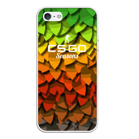 Чехол для iPhone 5/5S матовый с принтом csgo - Seasons style XM1014 в Екатеринбурге, Силикон | Область печати: задняя сторона чехла, без боковых панелей | Тематика изображения на принте: cs | cs go | csgo | go | го | контр страйк | контра | кс | кс го | ксго | спецназ | террористы