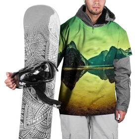 Накидка на куртку 3D с принтом Новая Зеландия в Екатеринбурге, 100% полиэстер |  | Тематика изображения на принте: humboldt | горы | деревья | долина | зелень | лес | небо | новая зеландия | облака | панорама | река | солнечно