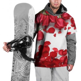 Накидка на куртку 3D с принтом Сильные чуства в Екатеринбурге, 100% полиэстер |  | желтый | красный | любовь | новинки | подарок | розы | сердце | текстура | тюльпаны | цветы