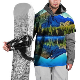 Накидка на куртку 3D с принтом Switzerland в Екатеринбурге, 100% полиэстер |  | Тематика изображения на принте: kander valley | switzerland | вечер | вода | горы | деревья | зима | лес | огни | озеро | парк | подсветка | снег | швейцария