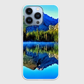 Чехол для iPhone 13 Pro с принтом Switzerland в Екатеринбурге,  |  | kander valley | switzerland | вечер | вода | горы | деревья | зима | лес | огни | озеро | парк | подсветка | снег | швейцария