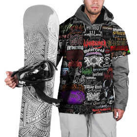 Накидка на куртку 3D с принтом Hard Rock в Екатеринбурге, 100% полиэстер |  | music | rock | rock and roll | музыка | рок