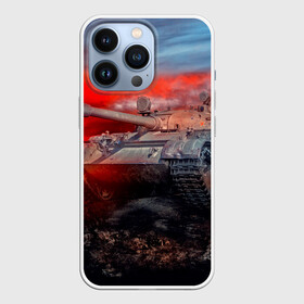 Чехол для iPhone 13 Pro с принтом Tank в Екатеринбурге,  |  | Тематика изображения на принте: 3d | 9 мая | война | огонь | победа | танк | танкист | техника