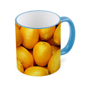 Кружка 3D с принтом Лимончики в Екатеринбурге, керамика | ёмкость 330 мл | Тематика изображения на принте: 3d | витамин | еда | желтый | лето | лимон | много | пища | прикольные | сочные | фрукты | цитрус | яркие