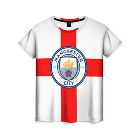 Женская футболка 3D с принтом Манчестер Сити в Екатеринбурге, 100% полиэфир ( синтетическое хлопкоподобное полотно) | прямой крой, круглый вырез горловины, длина до линии бедер | 3d | manchester city | new | английская премьер лига | англия | апл | болельщикам | британия | игра | лондон | манчестер | манчестер сити | новые | популярные | прикольные | футбол | футбольный клуб | эмблема