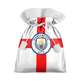 Подарочный 3D мешок с принтом Манчестер Сити в Екатеринбурге, 100% полиэстер | Размер: 29*39 см | 3d | manchester city | new | английская премьер лига | англия | апл | болельщикам | британия | игра | лондон | манчестер | манчестер сити | новые | популярные | прикольные | футбол | футбольный клуб | эмблема