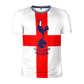 Мужская футболка 3D спортивная с принтом Tottenham в Екатеринбурге, 100% полиэстер с улучшенными характеристиками | приталенный силуэт, круглая горловина, широкие плечи, сужается к линии бедра | 3d | english | fc | football | new | tottenham | tottenham hotspur | англия | британия | логотип | лондон | новые | популярные | прикольные | тоттенхэм | тоттенхэм хотспур | фк | флаг | футбол | футбольный клуб