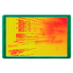 Магнит 45*70 с принтом Компьютерный код в Екатеринбурге, Пластик | Размер: 78*52 мм; Размер печати: 70*45 | желтый | кибер | код | оранжевый | прога