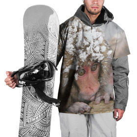Накидка на куртку 3D с принтом Обезьянка и зима в Екатеринбурге, 100% полиэстер |  | Тематика изображения на принте: бабуин | гамадрил | гиббон | горилла | гуманоид | дарвин | животное | зоопарк | кинг конг | мартышка | маугли | обезьяна | орангутанг | предок | примат | рожа | хомо сапиенс | шимпанзе