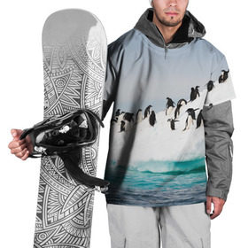 Накидка на куртку 3D с принтом Пингвины на айсберге в Екатеринбурге, 100% полиэстер |  | айсберг | антарктида | антарктика | арктика | буревестник | глупый | императорский | клюв | королевский | крылья | ласты | лёд | линукс | океан | пилигрим | полюс | птица | север | снег | умка | фрак