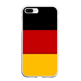 Чехол для iPhone 7Plus/8 Plus матовый с принтом Германия в Екатеринбурге, Силикон | Область печати: задняя сторона чехла, без боковых панелей | germany | флаг