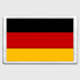 Магнит 45*70 с принтом Германия в Екатеринбурге, Пластик | Размер: 78*52 мм; Размер печати: 70*45 | Тематика изображения на принте: germany | флаг