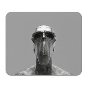 Коврик прямоугольный с принтом Гуманоид в Екатеринбурге, натуральный каучук | размер 230 х 185 мм; запечатка лицевой стороны | head | humanoid | sculpture | голова | идол | инопланетянин | истукан | космос | скульптура | статуя