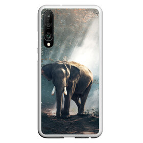 Чехол для Honor P30 с принтом Слон в лесу в Екатеринбурге, Силикон | Область печати: задняя сторона чехла, без боковых панелей | Тематика изображения на принте: африка | африканский | бивни | большой | гигант джунгли | зоопарк | индийский | индия | лесной великан | мамонт | огромный | саванна | сафари | серый | слон | слоненок | слониха | стадо | уши | хобот