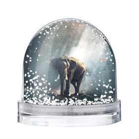 Снежный шар с принтом Слон в лесу в Екатеринбурге, Пластик | Изображение внутри шара печатается на глянцевой фотобумаге с двух сторон | африка | африканский | бивни | большой | гигант джунгли | зоопарк | индийский | индия | лесной великан | мамонт | огромный | саванна | сафари | серый | слон | слоненок | слониха | стадо | уши | хобот
