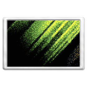 Магнит 45*70 с принтом Пиксельные лучи в Екатеринбурге, Пластик | Размер: 78*52 мм; Размер печати: 70*45 | 3d | другие | красивые | линии | лучи | огни | пиксели | поверхности | полосы | прикольные | свет | текстуры | яркие