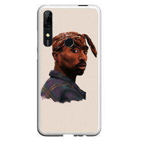 Чехол для Honor P Smart Z с принтом Tupac в Екатеринбурге, Силикон | Область печати: задняя сторона чехла, без боковых панелей | 2pac | rap | shakur | tupac | рэп | тупак | шакур