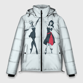 Мужская зимняя куртка 3D с принтом Ballerinas TWP в Екатеринбурге, верх — 100% полиэстер; подкладка — 100% полиэстер; утеплитель — 100% полиэстер | длина ниже бедра, свободный силуэт Оверсайз. Есть воротник-стойка, отстегивающийся капюшон и ветрозащитная планка. 

Боковые карманы с листочкой на кнопках и внутренний карман на молнии. | 21 pilots | twenty one pilots