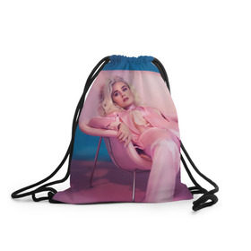Рюкзак-мешок 3D с принтом Katy Perry в Екатеринбурге, 100% полиэстер | плотность ткани — 200 г/м2, размер — 35 х 45 см; лямки — толстые шнурки, застежка на шнуровке, без карманов и подкладки | Тематика изображения на принте: katy perry | кэти перри