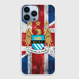 Чехол для iPhone 13 Pro Max с принтом Manchester city №1 в Екатеринбурге,  |  | Тематика изображения на принте: 3d | manchester city | английская премьер лига | англия | апл | болельщикам | британия | игра | лондон | манчестер | манчестер сити | популярные | прикольные | футбол | футбольный клуб | эмблема