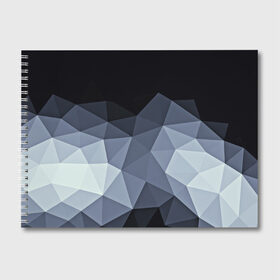 Альбом для рисования с принтом Abstract в Екатеринбурге, 100% бумага
 | матовая бумага, плотность 200 мг. | абстракция | бумага | геометрия | грани | изгиб | линии | полигоны | полосы | постель | розовый | сочетания | текстура | треугольники