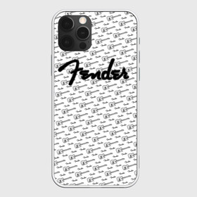 Чехол для iPhone 12 Pro с принтом Fender в Екатеринбурге, силикон | область печати: задняя сторона чехла, без боковых панелей | fender | gibson | guitar | ibanez | music | rock | гитара | музыка | рок