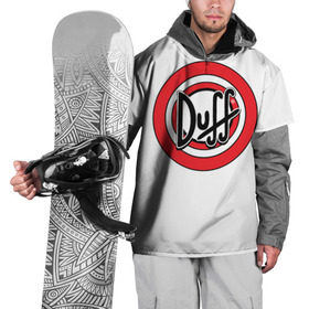 Накидка на куртку 3D с принтом Дафф в Екатеринбурге, 100% полиэстер |  | Тематика изображения на принте: bart | duff | homer | simpsons | гомер | дафф | симпсоны