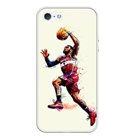 Чехол для iPhone 5/5S матовый с принтом John Wall в Екатеринбурге, Силикон | Область печати: задняя сторона чехла, без боковых панелей | Тематика изображения на принте: john wall | nba | sport | washington | wizards | арт | баскетбол | баскетболист | джон уолл | игрок | картинка | краски | прикольные | рисунок | спорт | цветные | яркие