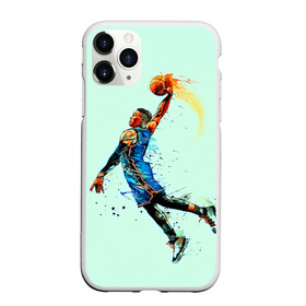 Чехол для iPhone 11 Pro Max матовый с принтом Russell Westbrook в Екатеринбурге, Силикон |  | basketball | nba | oklahoma city | russell westbrook | thunder | арт | баскетбол | картинка | краски | оклахома сити | прикольные | рассел уэстбрук | рисунок | спорт | тандер | цветные | яркие