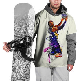 Накидка на куртку 3D с принтом Kobe Bryant в Екатеринбурге, 100% полиэстер |  | Тематика изображения на принте: basketball | kobe bryant | lakers | los angeles | nba | арт | баскетбол | другие | картинка | кобе брайант | коби брайант | краски | лейкерс | лос анджелес | нба | прикольные | рисунок | спорт | цветные | яркие