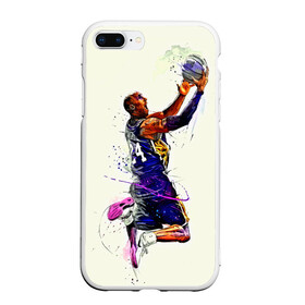 Чехол для iPhone 7Plus/8 Plus матовый с принтом Kobe Bryant в Екатеринбурге, Силикон | Область печати: задняя сторона чехла, без боковых панелей | basketball | kobe bryant | lakers | los angeles | nba | арт | баскетбол | другие | картинка | кобе брайант | коби брайант | краски | лейкерс | лос анджелес | нба | прикольные | рисунок | спорт | цветные | яркие