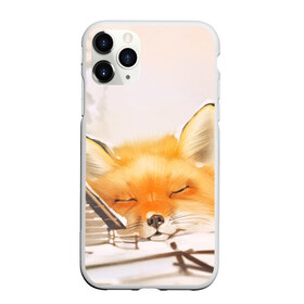 Чехол для iPhone 11 Pro матовый с принтом Сон в Екатеринбурге, Силикон |  | fox | red | лиса | лисенок | рыжая