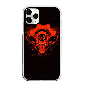 Чехол для iPhone 11 Pro матовый с принтом Gears of War в Екатеринбурге, Силикон |  | gears | skull | war | маркус | феникс | череп