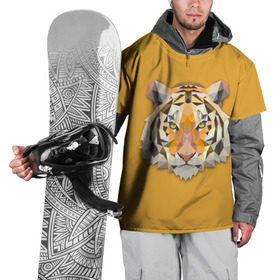Накидка на куртку 3D с принтом Тигр в Екатеринбурге, 100% полиэстер |  | животные | жищники | новинки | подарок | популярное | яркие