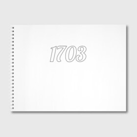 Альбом для рисования с принтом 1703 в Екатеринбурге, 100% бумага
 | матовая бумага, плотность 200 мг. | 1703 | бар 1703 | версус | питер | санкт петербург
