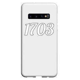 Чехол для Samsung Galaxy S10 с принтом 1703 в Екатеринбурге, Силикон | Область печати: задняя сторона чехла, без боковых панелей | 1703 | бар 1703 | версус | питер | санкт петербург