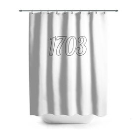 Штора 3D для ванной с принтом 1703 в Екатеринбурге, 100% полиэстер | плотность материала — 100 г/м2. Стандартный размер — 146 см х 180 см. По верхнему краю — пластиковые люверсы для креплений. В комплекте 10 пластиковых колец | 1703 | бар 1703 | версус | питер | санкт петербург